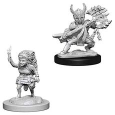 Giocattolo D&D. Nolzur's Marvelous Miniatures. Halfling Female Fighter Wizkids