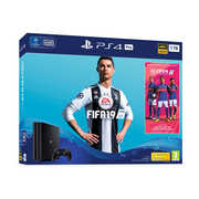 Videogiochi Console e accessori PlayStation 4 Pro + FIFA 19 Sony 63819 1 TB Nero