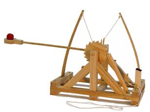 Giocattolo Leonardo da Vinci. Catapulta Pathfinder