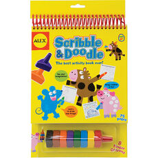 Giocattolo Libro Attivita' Disegna e Scarabocchia Alex Toys