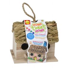 Giocattolo Decora la Casa Degli Uccellini in Legno e Tetto in Paglia Alex Toys