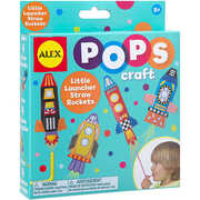 Giocattolo Mini Kit Creativi Piattaforma di Lancio Razzi con Cannuccia Alex Toys