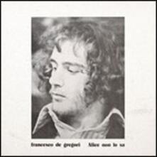 Alice Non Lo Sa Francesco De Gregori Cd Ibs