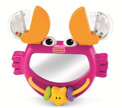 Giocattolo Granchietto specchietto Click Clack Fisher Price