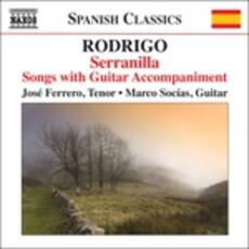 CD Serranilla. Liriche con accompagnamento Joaquin Rodrigo