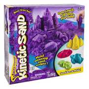 Giocattolo Kinetic Sand. Sabbia Modellabile. Set Sabbia con 4 Formine Spin Master