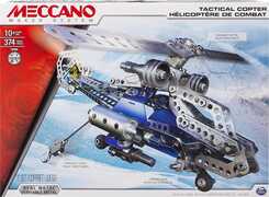 Giocattolo Meccano. Tactical Copter. Confezione 2 Modelli Elicottero / Aliante 280 Pz Meccano