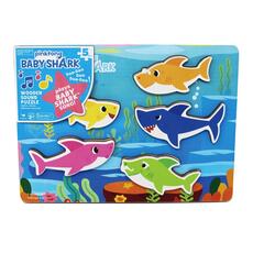 Giocattolo Baby Shark Puzzle In Legno, Con Melodia E Canzone Di Baby Shark Spin Master