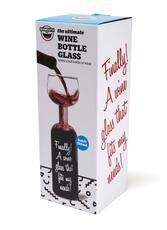 Giocattolo Bicchiere da vino a forma di Bottiglia. Wine Bottle Glass Big Mouth