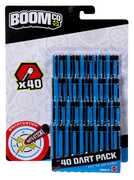 Giocattolo Boomco. 40 Dardi Extra Blu e Neri Mattel