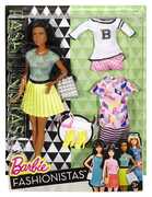 Giocattolo Barbie. Fashionistas con 2 Outfit. Brunette Mattel