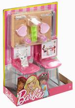 Giocattolo Barbie. Arredamento Basic. Set Cena con Gattino Mattel