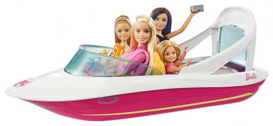 Giocattolo Mattel FBD82. Barbie. Magia Del Delfino. Motoscafo Vista Fondale Mattel