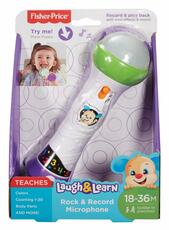 Giocattolo Fisher-Price Microfono Baby Rock Ridi & Impara, Giocattolo per Bambini 18+ Mesi Fisher Price