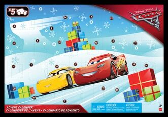 Idee regalo Mattel FGV14. Cars 3. Calendario Dell'Avvento Mattel