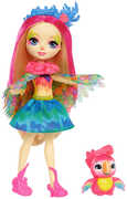 Giocattolo Mattel FJJ21. Enchantimals. Peeki Con Pappagallo Mattel