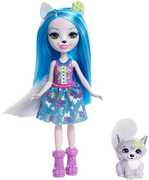 Giocattolo Mattel FRH40. Enchantimals. Bambola Con Cucciolo Serie 2. Winsley Con Lupo Fisher Price