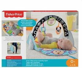 Giocattolo Fisher Price Palestrina Pieghevole degli Animali, Regalo per Neonati 0+ Mesi. Mattel (FXC14) Fisher Price