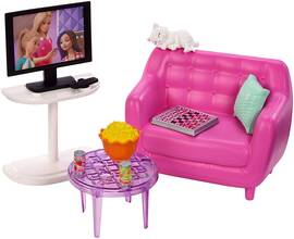 Giocattolo Barbie Accessori Interni. Movie Night (FXG36) Mattel