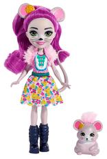 Giocattolo Enchantimals Mayla Il Topolino con Amico Cucciolo Mattel
