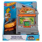 Giocattolo Hot Wheels Pizza Rotante. Playset per Macchinine con Veicolo Hot Wheels