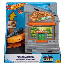 Giocattolo Hot Wheels Pizza Rotante. Playset per Macchinine con Veicolo Hot Wheels