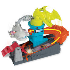 Giocattolo Hot Wheels Pista Pterodattilo Attacco all'Aeroporto. Playset per Macchinine con Veicolo Incluso Hot Wheels