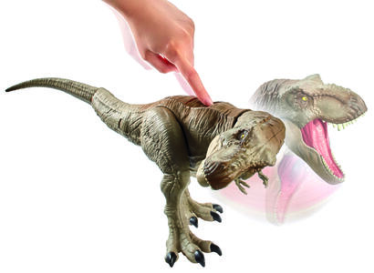 Jurassic World Tirannosauro Mordi E Attacca Di Dimensioni Superiori Con Mosse Dattacco Di Testa E Coda