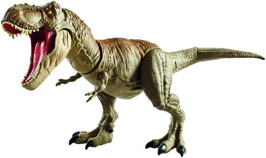 Jurassic World Tirannosauro Mordi E Attacca Di Dimensioni Superiori Con Mosse D Attacco Di Testa E Coda Mattel Dinosauri Giocattoli Ibs