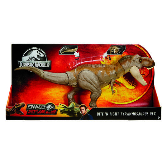 Jurassic World Tirannosauro Mordi E Attacca Di Dimensioni Superiori Con Mosse D Attacco Di Testa E Coda Mattel Dinosauri Giocattoli Ibs