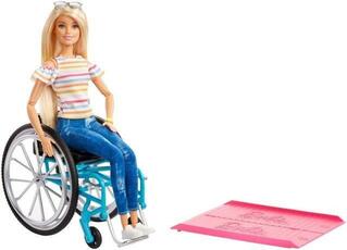 Giocattolo Barbie Fashionistas Bambola Bionda con Sedia a Rotelle, Giocattolo per Bambini 3+ Anni. Mattel (GGL22) Barbie