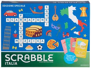 Giocattolo Mattel Games Scrabble Italia. Edizione Speciale Mattel