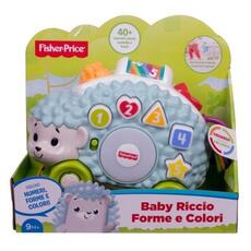 Giocattolo Fisher Price Parlamici Baby Riccio Forme e Colori, Giocattolo Istruttivo per Bambini 9+ Mesi. Mattel (GJB09) Fisher Price