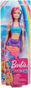 Giocattolo Barbie Dreamtopia Bambola Sirena con Capelli Rosa e Blu Giocattolo per Bambini 3+ Anni, GJK08 Mattel