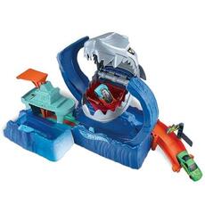 Giocattolo Hot Wheels City Pista dello Squalo Robotico Cambia Colore, Giocattolo 5+ Anni. Mattel (GJL12) Hot Wheels