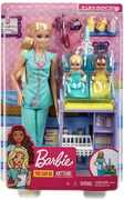 Giocattolo Barbie Playset Pediatra con Bambola Bionda Mattel