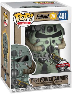 Fallout 76 T 51 Power Armor Vinyl Figure 481 Unisex Funko Pop Standard Vinile Ed Limitata Funko Pop Tv Movies Giocattoli Ibs