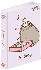 Cartoleria Diario Pusheen 2019-2020, 12 mesi, giornaliero I'm Busy Rosa Gut