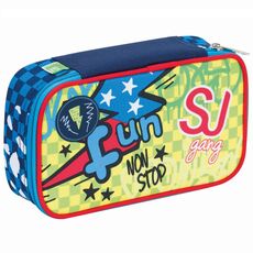 Cartoleria Astuccio accessoriato Quick Case Seven SJ Gang Boy Blu-Azzurro Seven