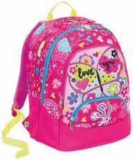 Cartoleria Zaino Maxi Seven SJ Gang Girl Rosa Seven