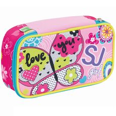 Cartoleria Astuccio accessoriato Quick Case Seven SJ Gang Girl Rosa Seven