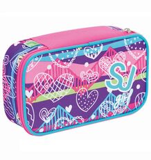 Cartoleria Astuccio accessoriato Quick Case Seven SJ Gang Girl Viola-Azzurro Seven