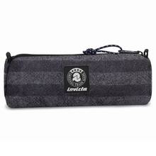 Cartoleria Astuccio tombolino Invicta Nose Pencil Bag Fantasy Stripes Texture. Grigio Invicta