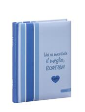Cartoleria Diario MiniPà 2020-2021, 12 mesi, Blu. Voi vi meritate il meglio, eccomi qua! MiniPà
