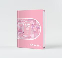 Cartoleria Diario BE YOU Original 2020-2021 Easy Sfumato Rose Gold Auguri Preziosi