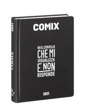 Cartoleria Diario Comix 2020-2021, 16 mesi, Standard Black&White Nero e bianco Comix