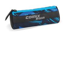 Cartoleria Astuccio tombolino Comix 2WIN Blu - 22x8x8 cm Comix