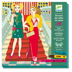 Giocattolo Drawing evening dresses Djeco