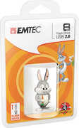 Idee regalo Chiavetta USB 8GB Looney Tunes Bugs Bunny 3D Emtec