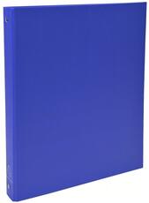 Cartoleria Quaderno ad anelli A4 Exacompta in PPL Foderato Opaco 4 anelli Blu - 3cm Exacompta